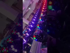 12 штук 40 Вт RGBW 4 в 1 светодиодный луч промывка движущаяся голова свет для свадебных огней